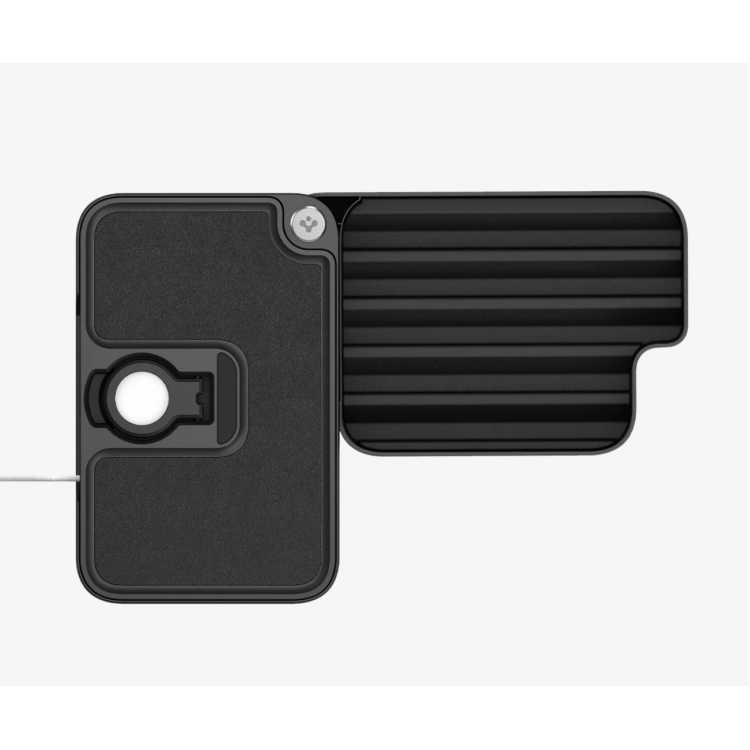 Spigen SGP Επιτραπέζια βάση Organizer για Apple Watch Band S340 με λειτουργία φόρτισης, 90° σύστημα περιστροφής & αποθηκευτικούς χώρους - ΜΑΥΡΟ - AMP07602